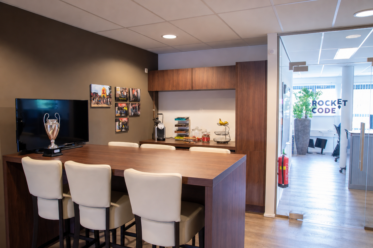 De koffie corner bij RocketCode